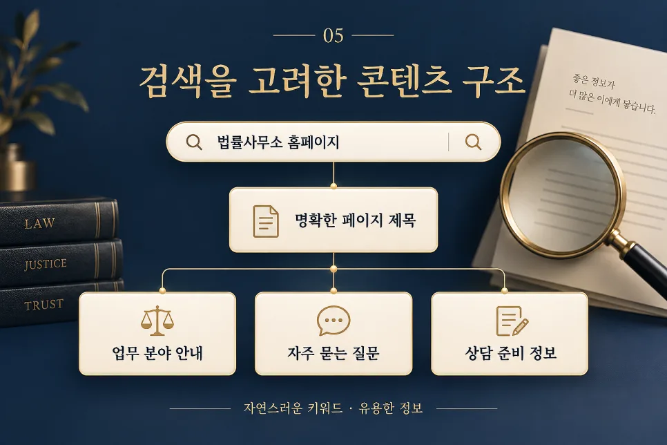 변호사 홈페이지 제작, 법률사무소의 신뢰를 전달하는 사이트 구성